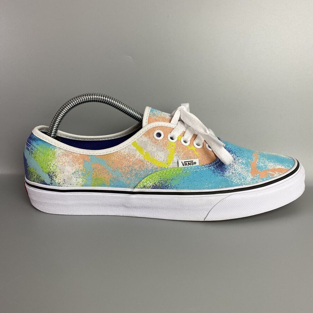 VANS Authentic Retro Mart Mens Size 10 Multicolor Canvas Shoes Sneakers 90's